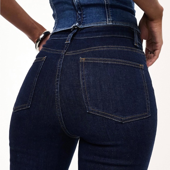 💙FINAL SALE💙 Topshop Jamie Skinny Jeans Dark Wash Size 26 – High Rise Stretch - Picture 4 of 10